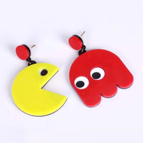 Jewelry - Huge Pacman Earrings